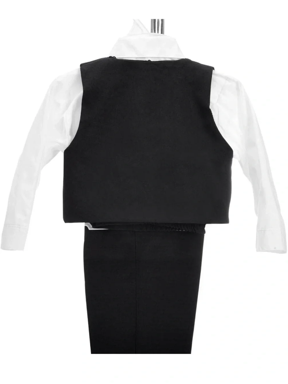 NWT Black Boys' Formal Tuxedo Jacket & Vest Set - Classic Suit Size 4